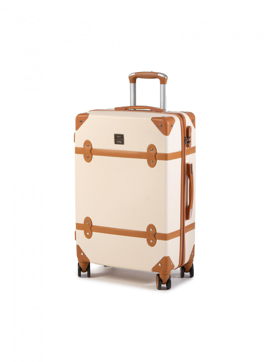 Semi Line Střední kufr T5506-3 Béžová